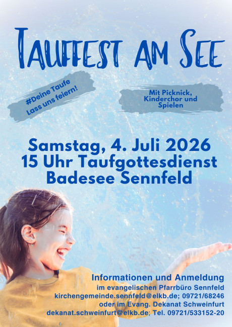 Tauffest am Sennfelder Badesee